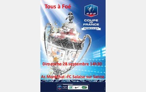 Coupe de France : Tous à Foé dimanche 14h30