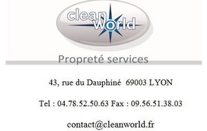 Nouveau sponsor Panneau , merci à la société  Cleanworld propreté services 
