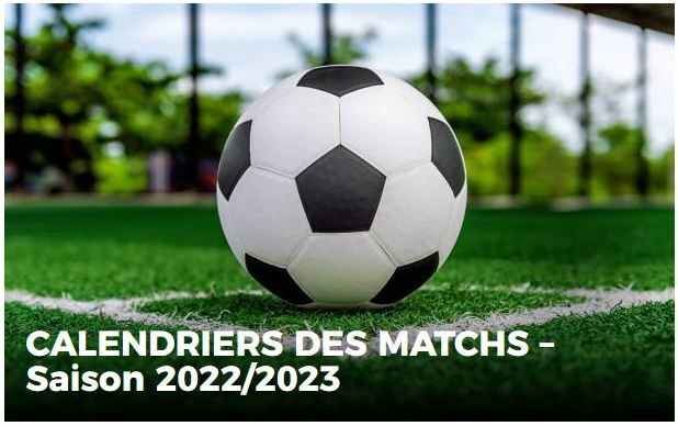 Calendrier U17 saison 2022-2023