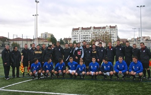 Les arbitres de la ligue Rhône-Alpes en stage au stade Foé le 11 novembre