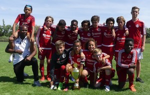 Les U11-1 remportent le tournoi du Stade Mèzois(Hérault)