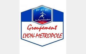 Match Coupe GLM U17 reporté au dimanche 23 juin à 10h stade Jean Jaurés Bron 