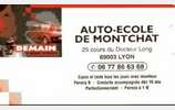 Info pub Sponsor : Auto Ecole de Montchat
