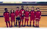 Les U12-1 finalistes au tournoi Futsal élite de Bourgoin